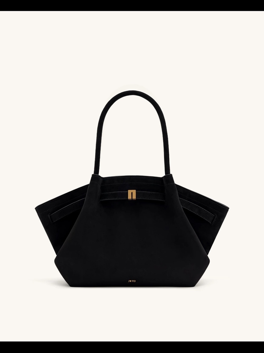 Jw Pei Hana medium tote faux suede black